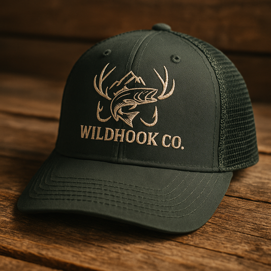 Wildhook trucker hat -Free U.S shipping