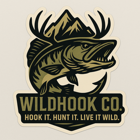 Custom wildhook decal-Free U.S shipping